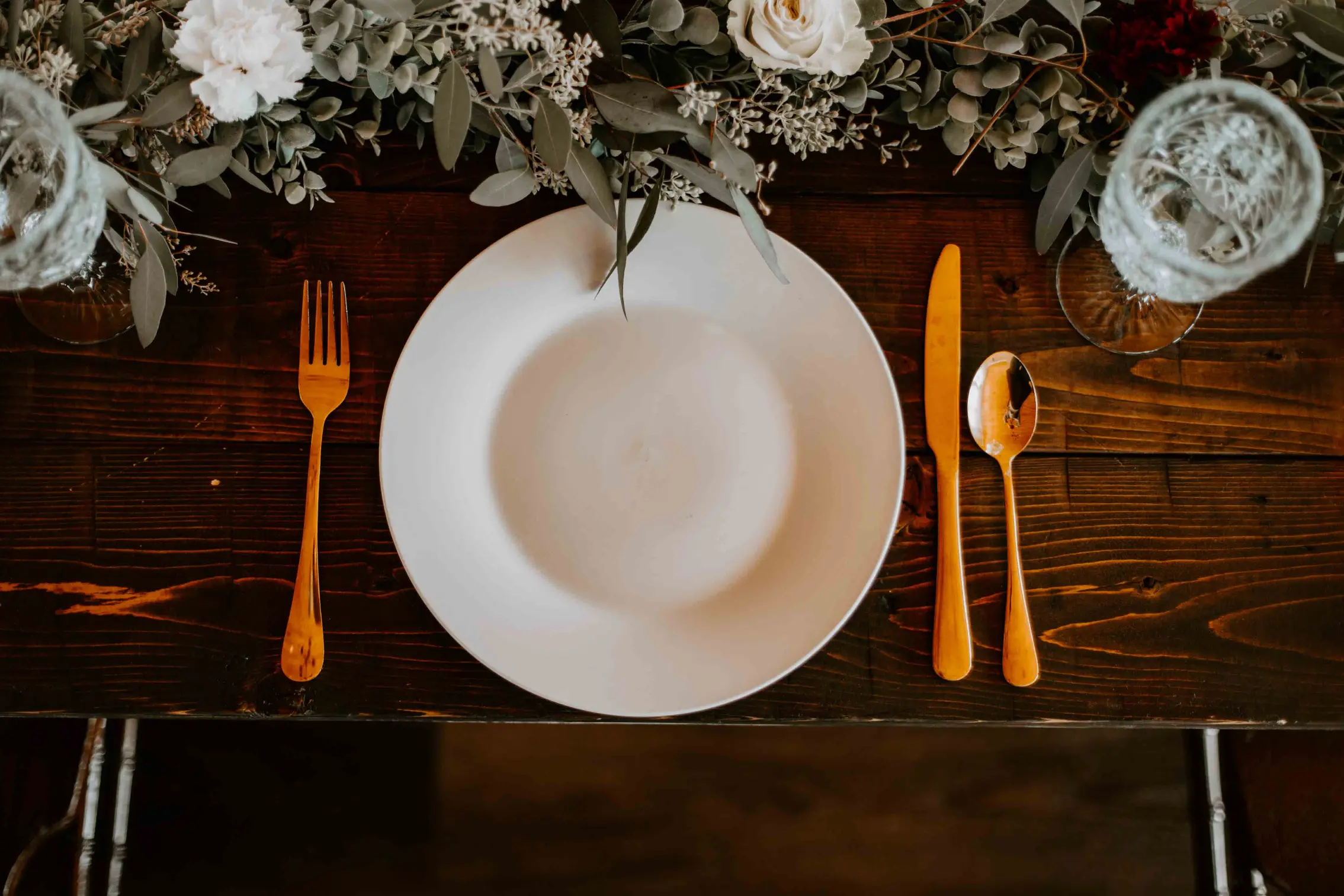 Dinnerware and Reception Set-Ups 16