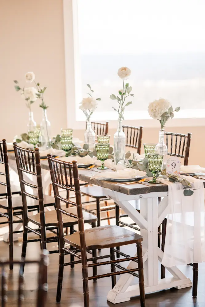 Dinnerware and Reception Set-Ups 53