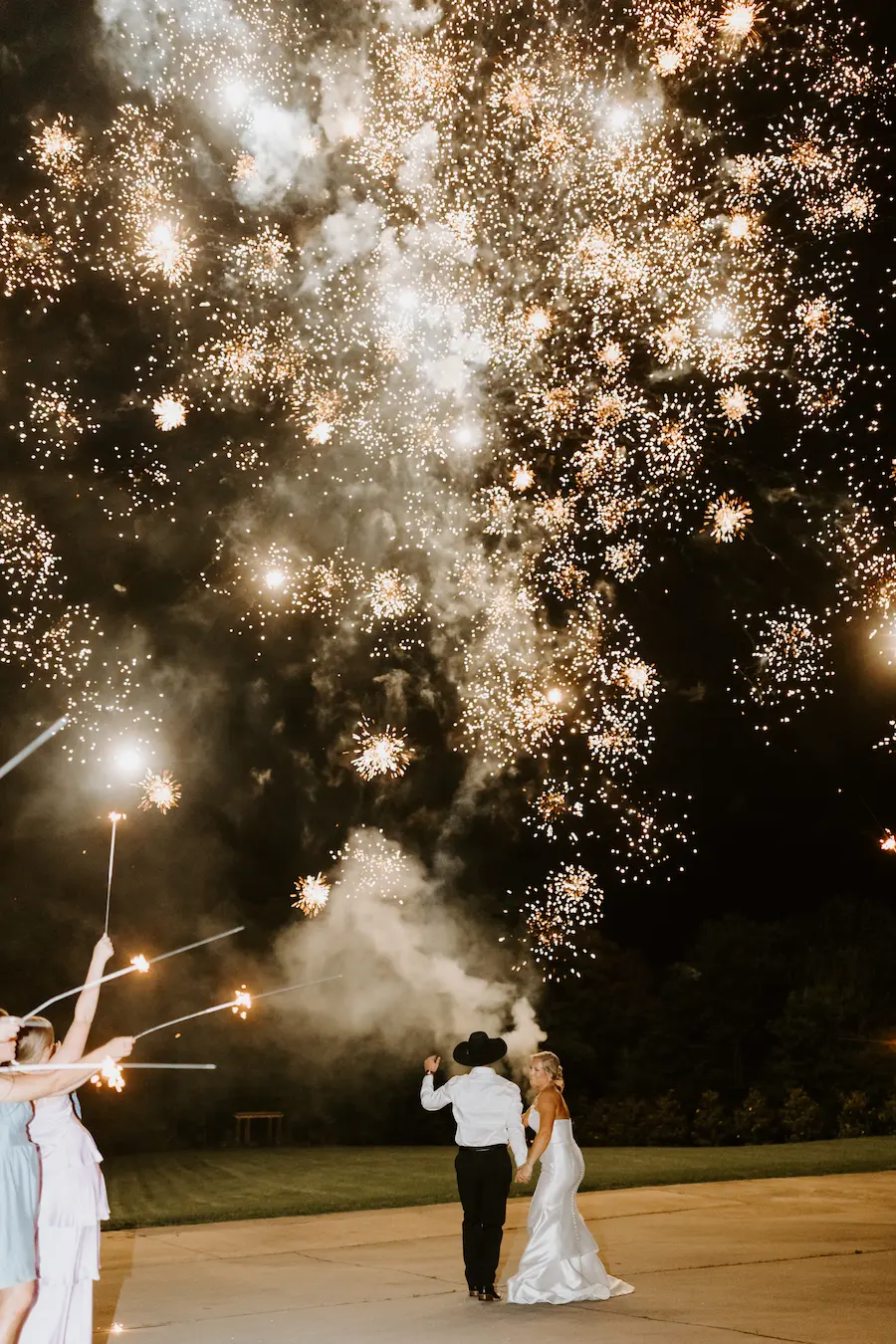 firework send off at the views at sunset ridge